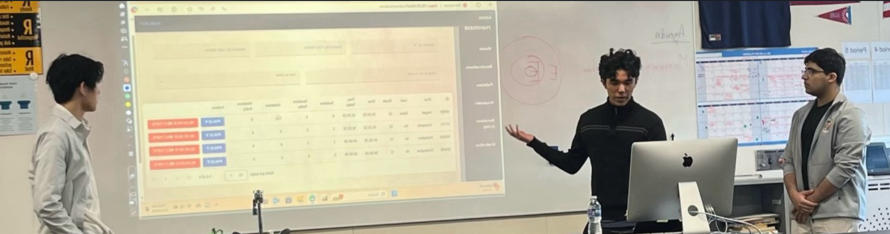 Presenting Hallmate to faculty